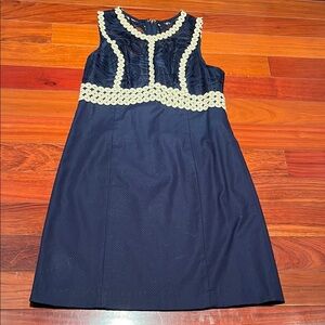 Lilly Pulitzer Navy Blue Sheath Dress